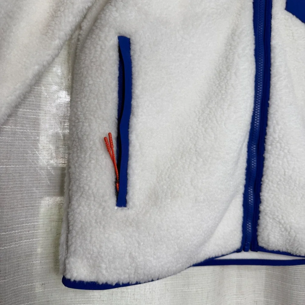 NWT Polo Ralph Lauren Bonded Pile Fleece Jacket Full Zip Clubhouse Cream Small‎